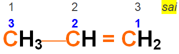 Alkene C3H6