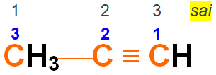 Alkyne C3H4